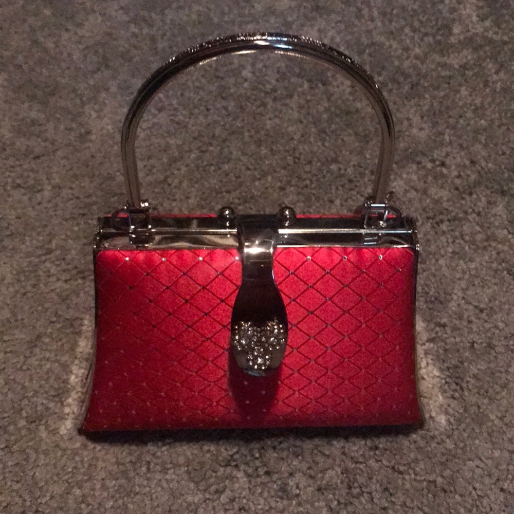 New Red Retro-a-go-go evening bag